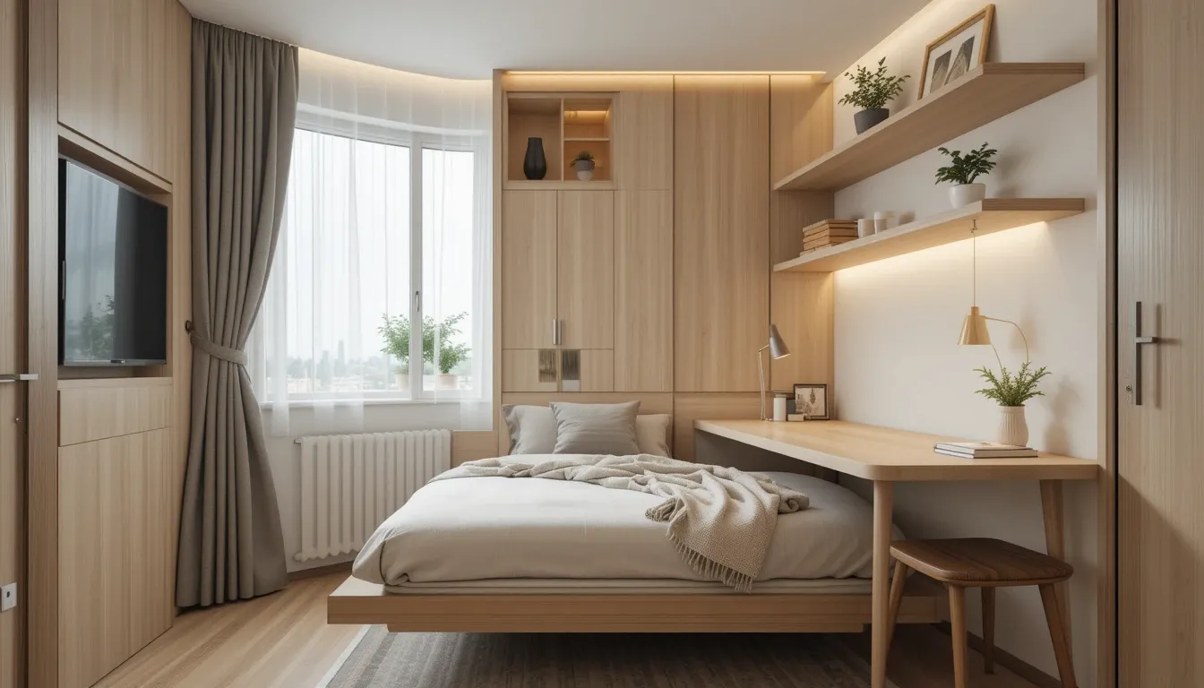 Căn hộ nhỏ sử dụng nội thất đa năng phong cách Bắc Âu