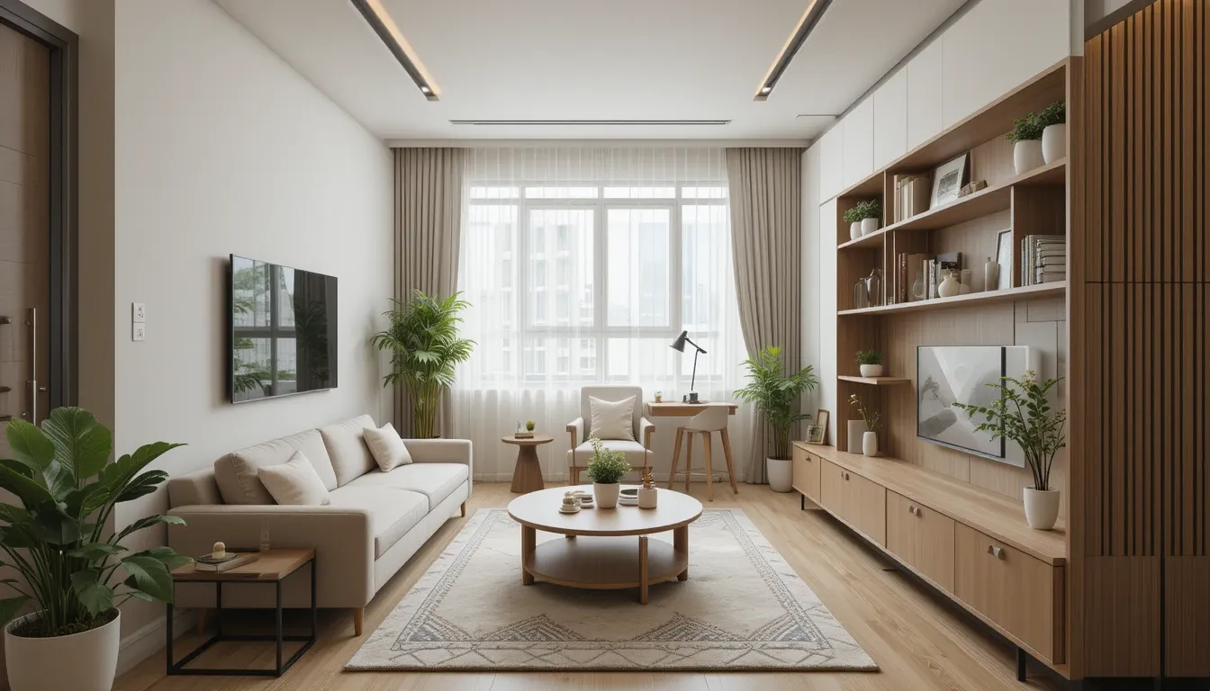 Căn hộ nhỏ với nội thất thông minh và phong cách tối giản