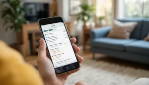 Minh họa thói quen quản lý việc dọn dẹp bằng app như Google Keep