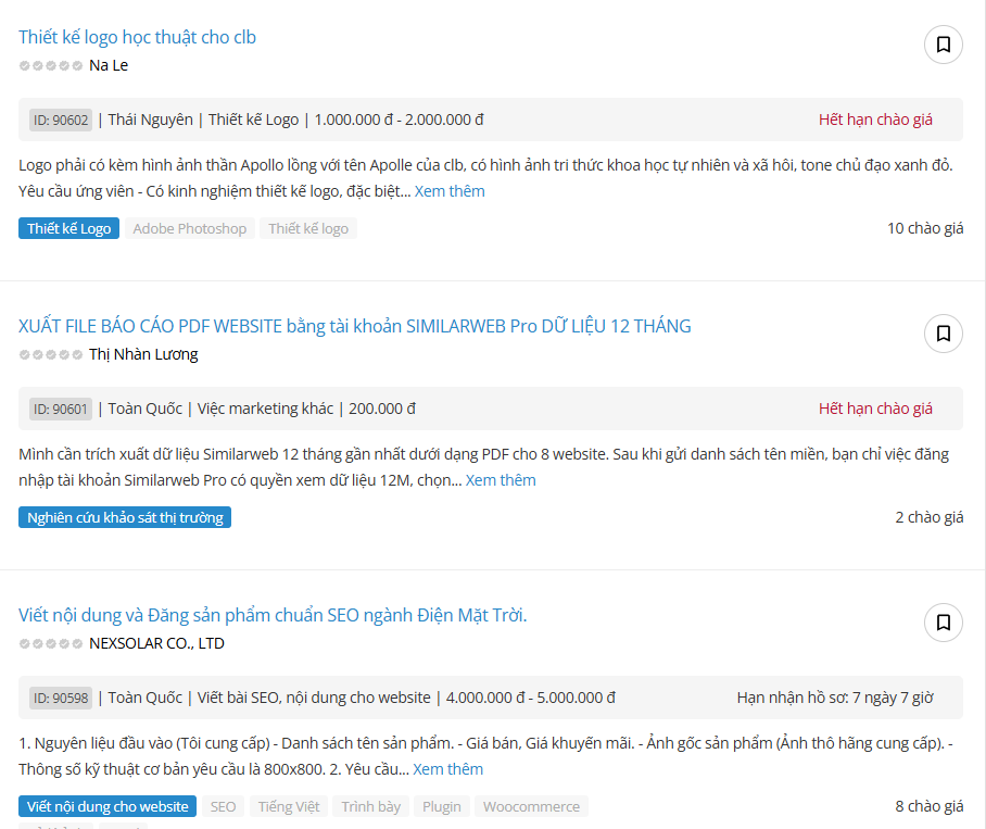 Cạnh tranh khốc liệt freelancer