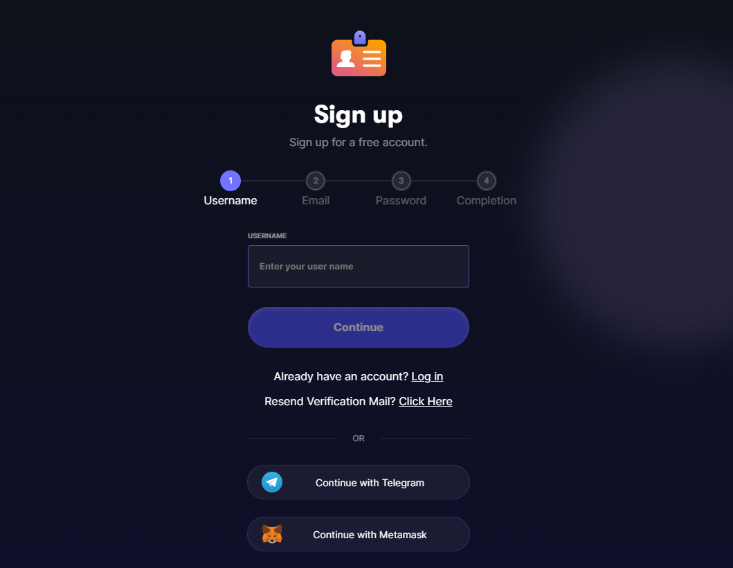 Điền thông tin faucetpay