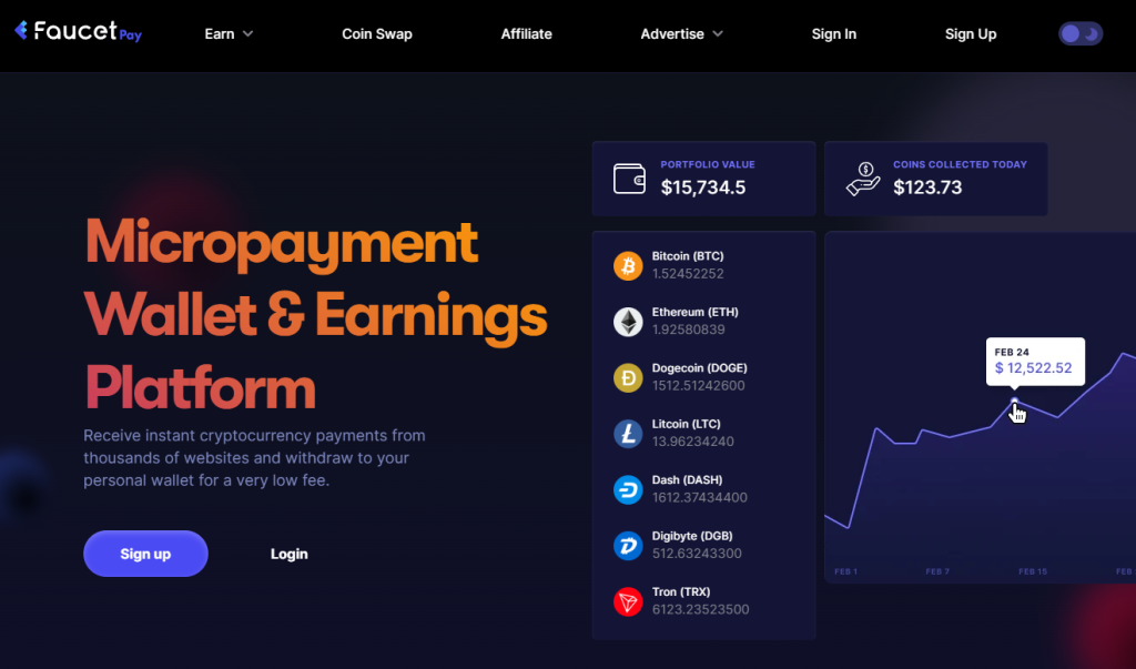 đăng ký faucetpay